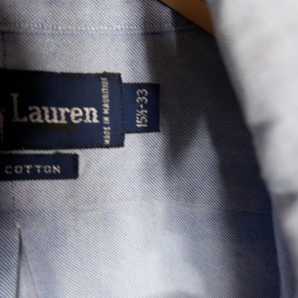 ralph lauren blue dress shirt - Picture 8 of 8
